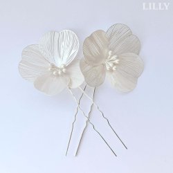 2 Blomster Hairpins / Hrnle 