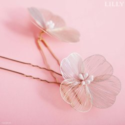 2 Blomster Hairpins / Hrnle 
