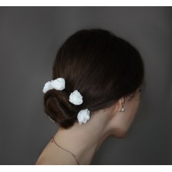 Hrnl - Yndig hvid rose - Pakke med 6 stk.