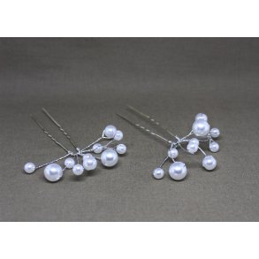 Hrpynt - Hrnl med Vifte af Perler - Pakke med 5 stk.