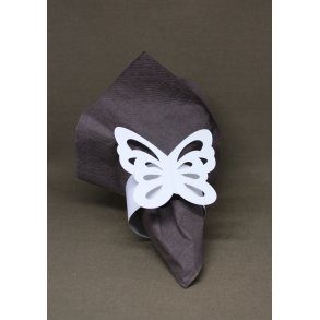 Servietring med Sommerfugl - Pakke med 50 Stk.