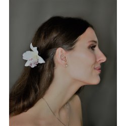 Hrpynt - Orkide med Clips 