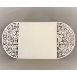 Bryllupsinvitationer - Med Smukke Buer og Sljfe - Pakke med 10 Stk.