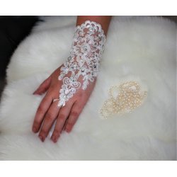 Feminin Hndpynt i Blonder og Sten - 1 par